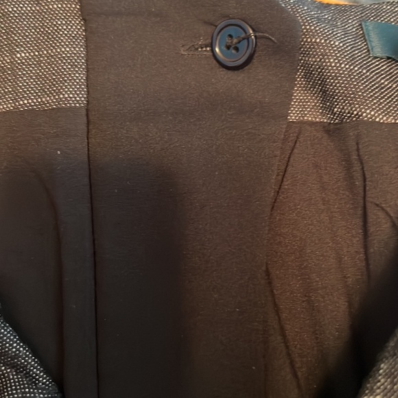 Anthropologie Cartonnier Ruched Knee Length Pencil Skirt, Black & Gray - size 2 - Picture 4 of 7